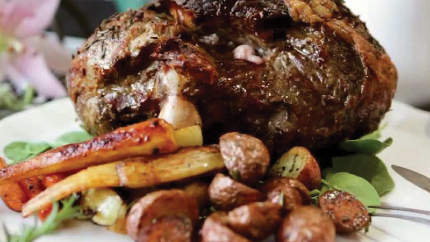 Pierna de cordero a las brasas · Receta del mes