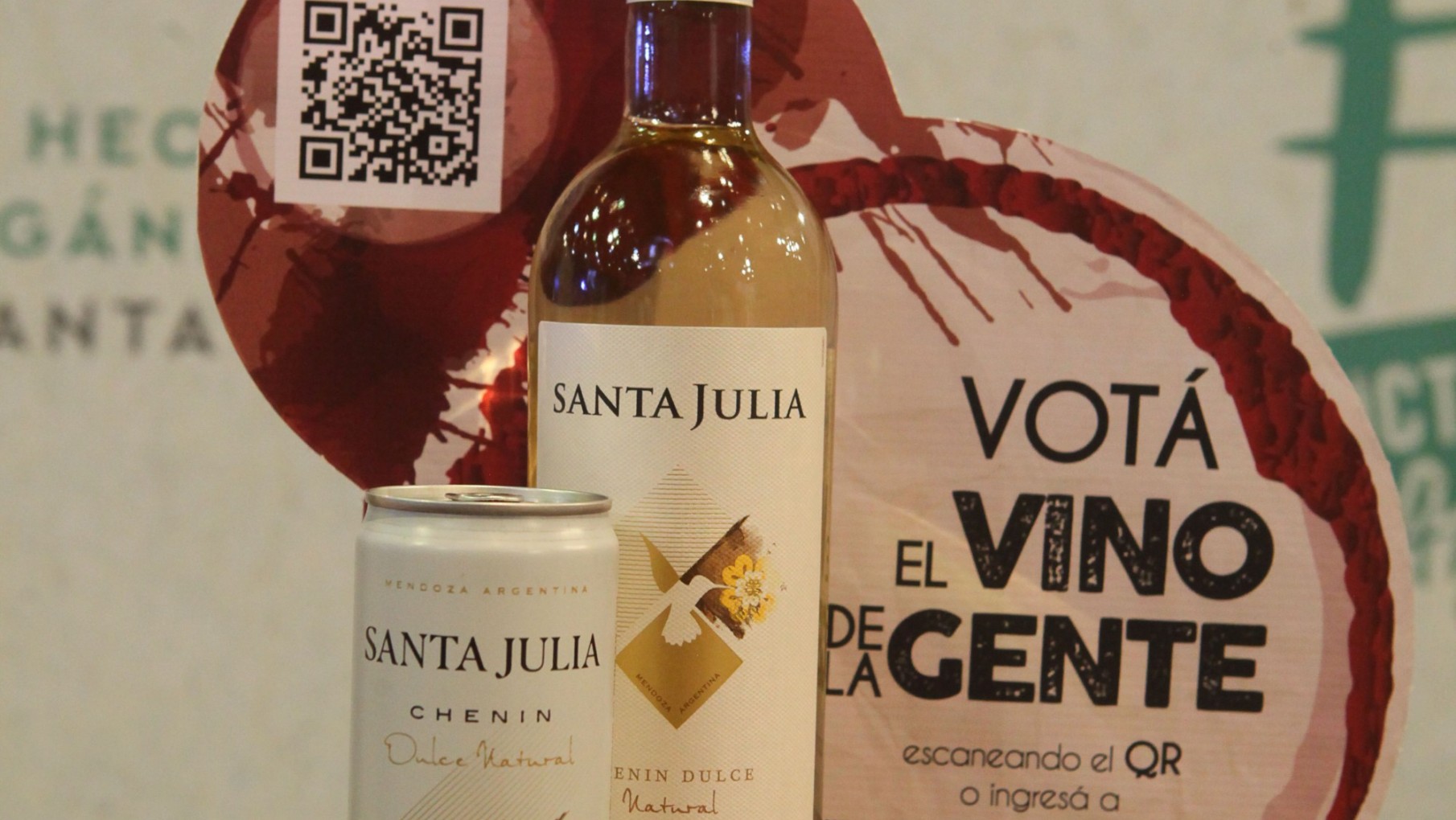 Santa Julia Chenin Dulce Natural, «El Vino de la Gente» en Expo Vea Vendimia