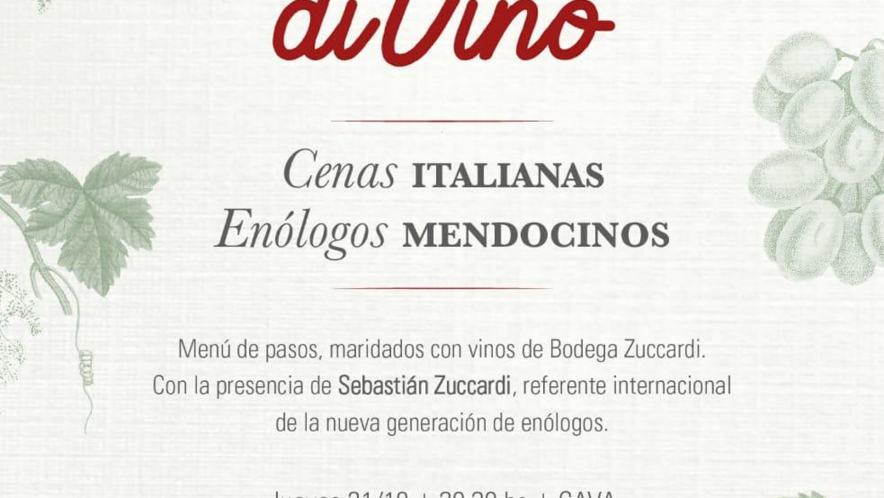 La Marchigiana y Zuccardi en un nuevo «Incontro Divino»