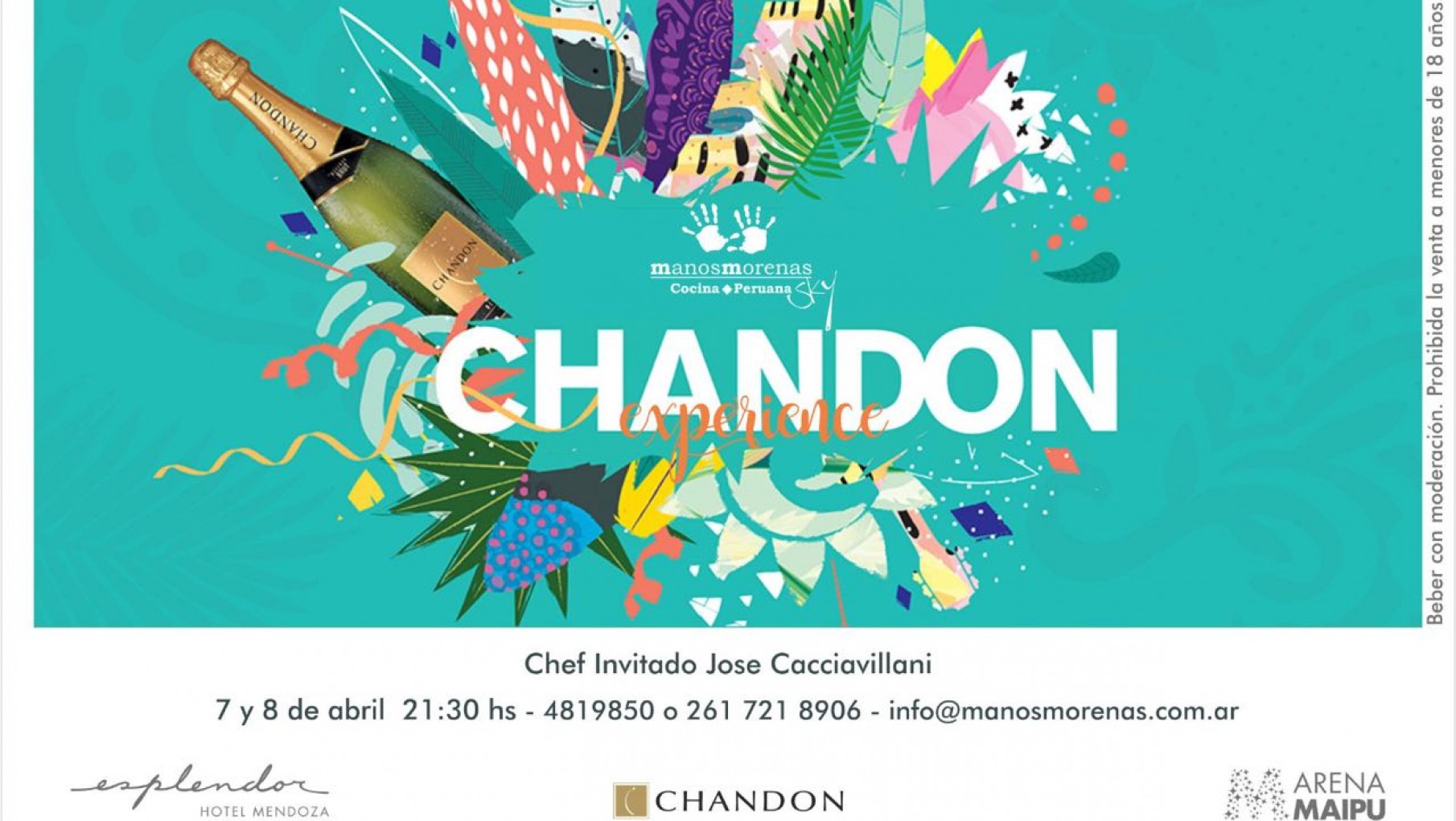 Experiencia Chandon en Manos Morenas Sky