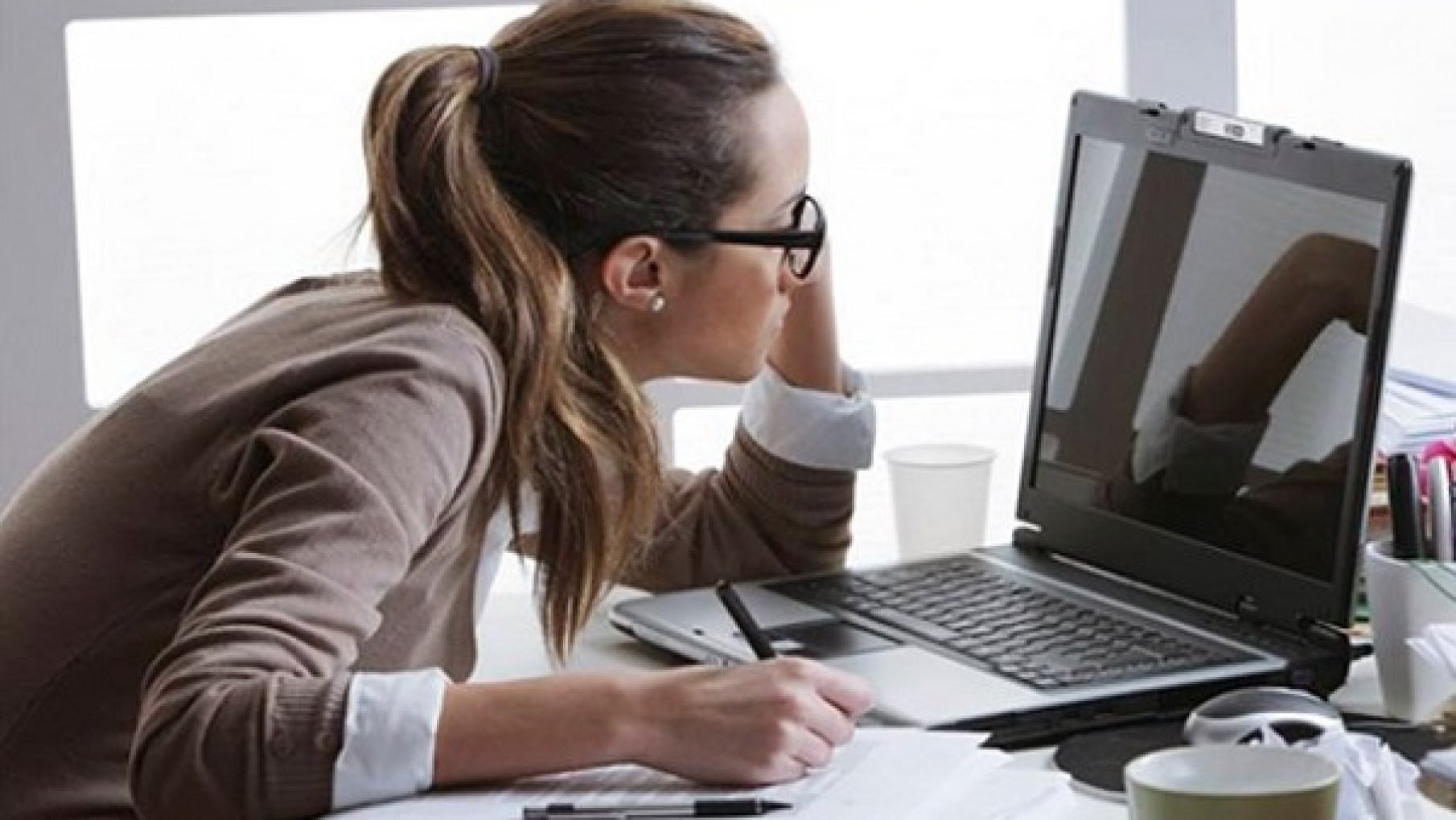 La postura ideal frente a la computadora