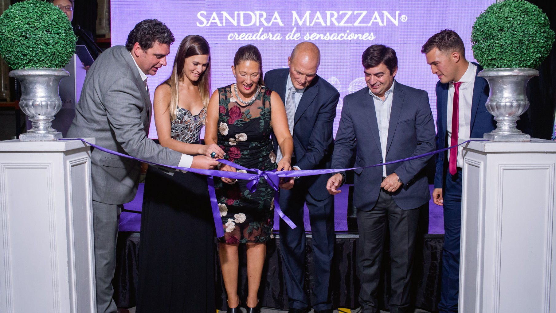 Sandra Marzzan inauguró su empresa con una gran fiesta