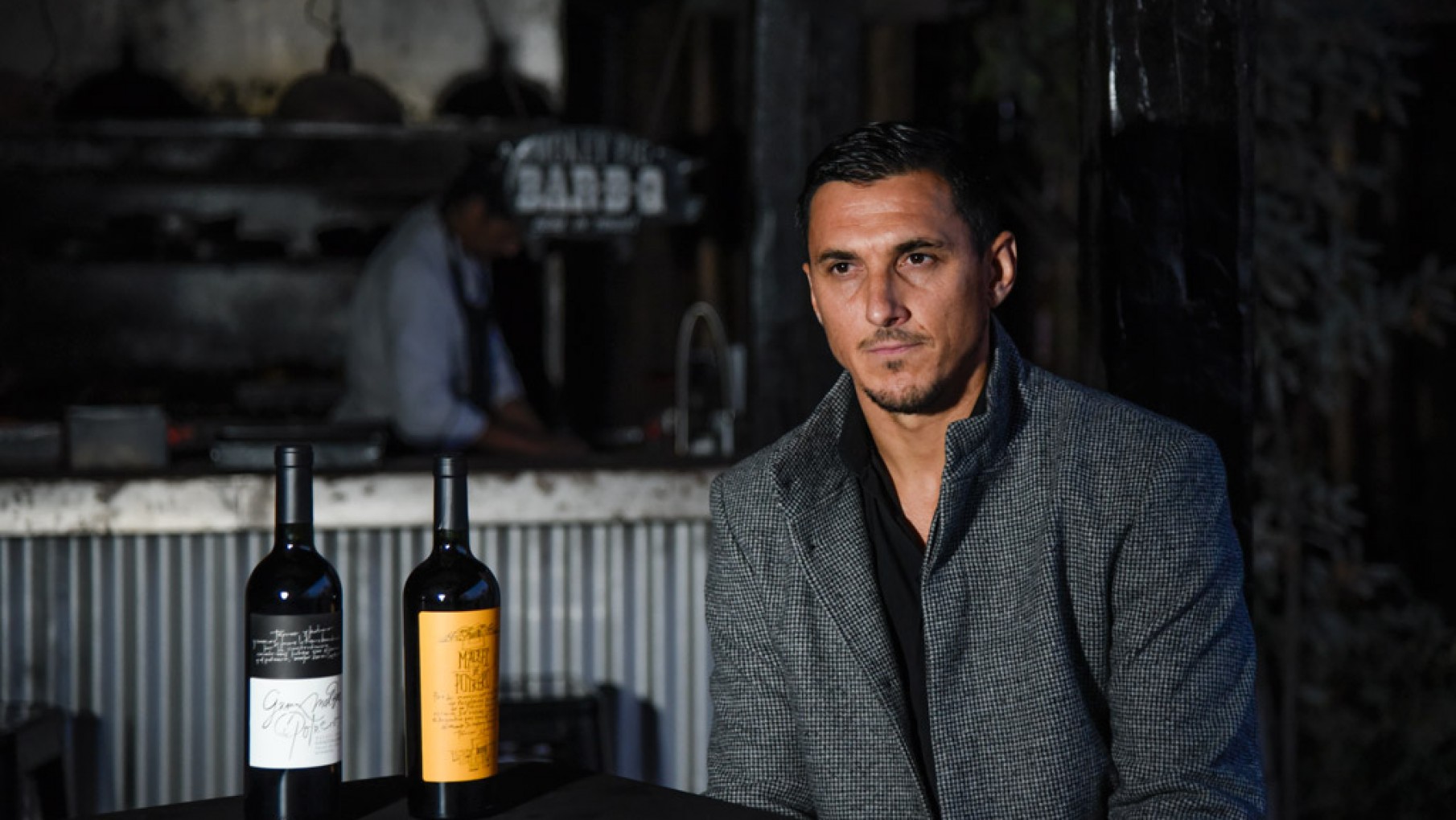 Nicolás Burdisso presentó en Mendoza sus “Vinos de Potrero”