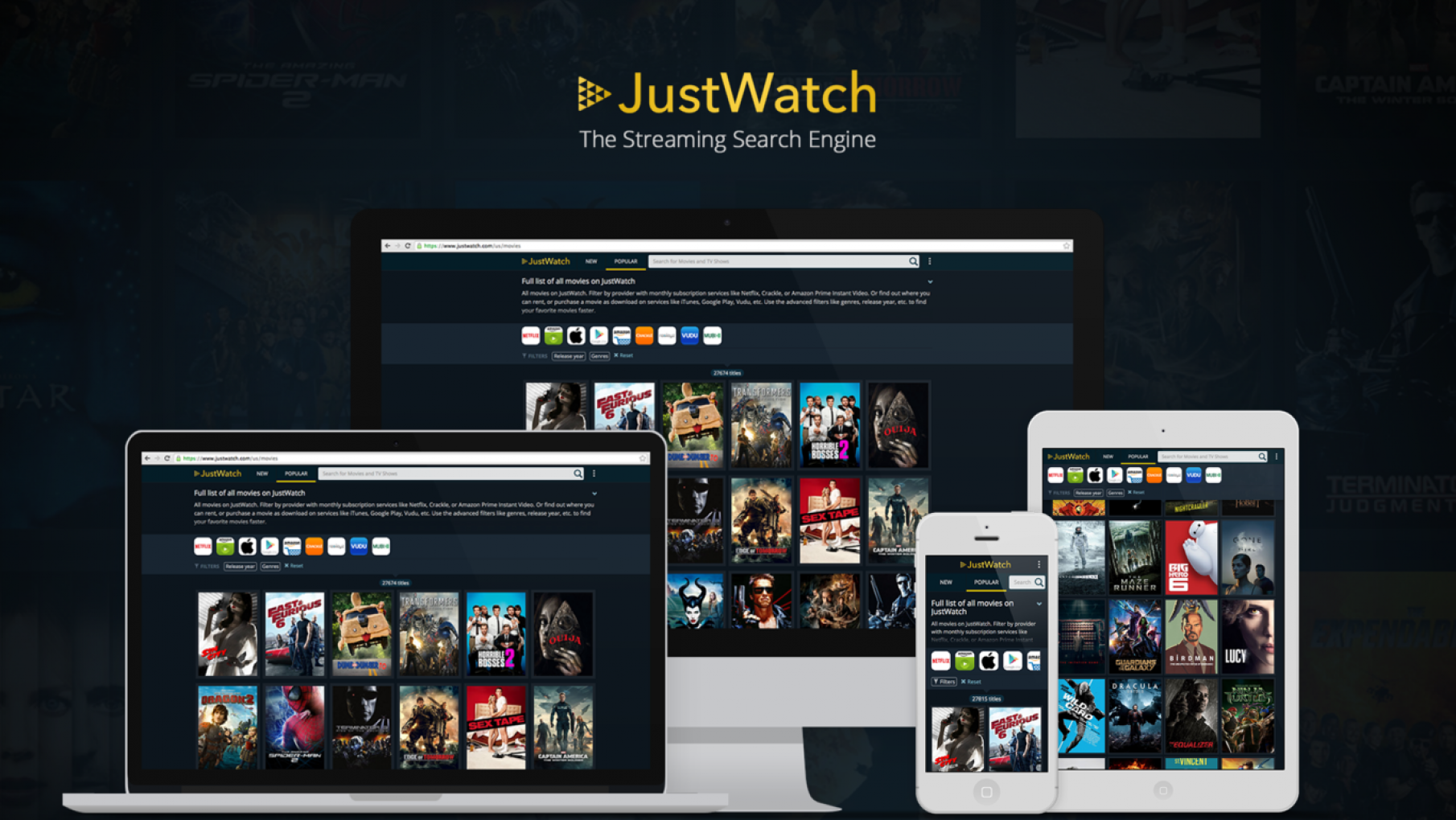 Llegó a Argentina la popular app de streaming "JustWatch"